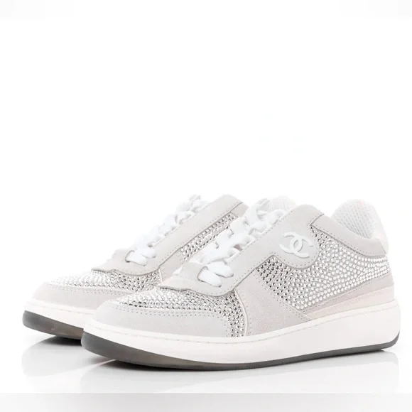 Chanel Suede Low Top Sneakers From the Cruise 2023 Collection by Virginie Viard - Picture 2 of 10